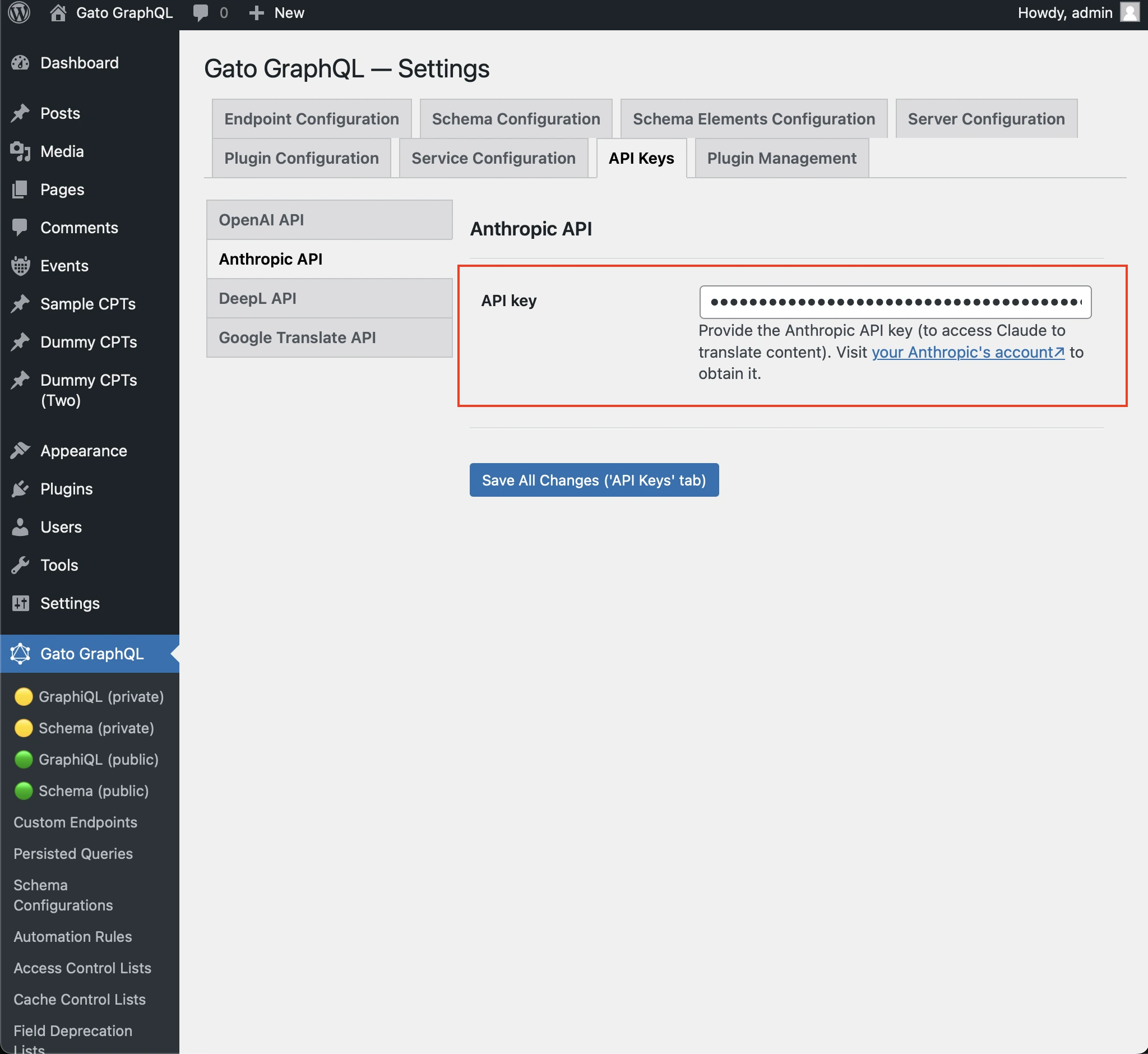 De Anthropic API-sleutel instellen