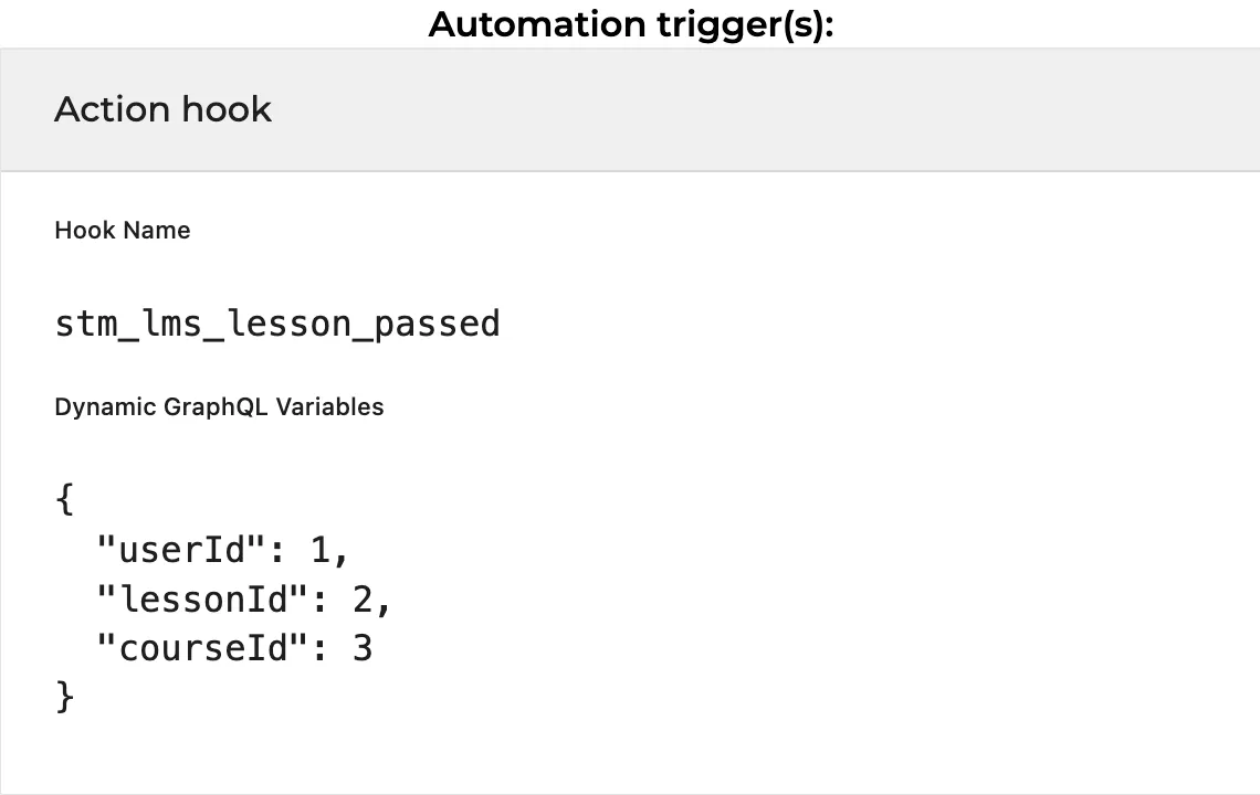 Automatiseringstrigger