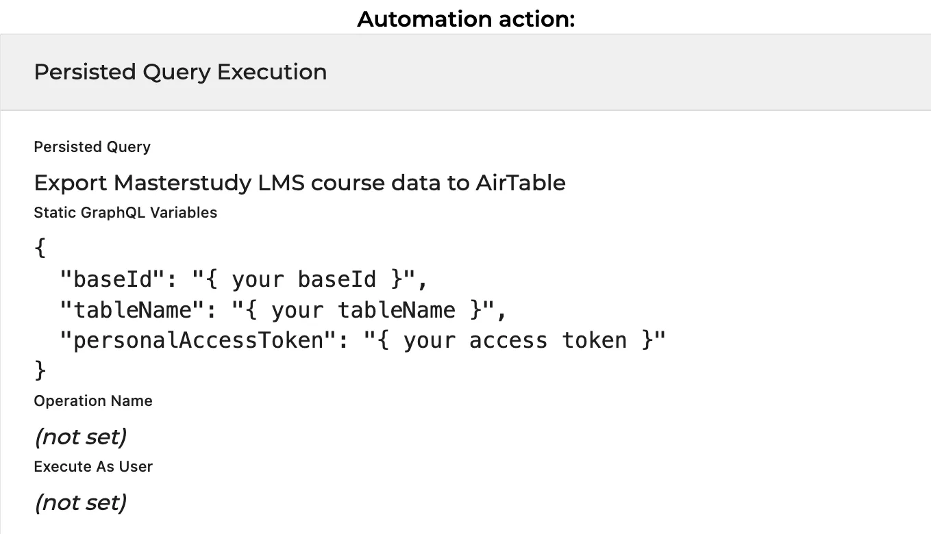 Automatiseringsaction
