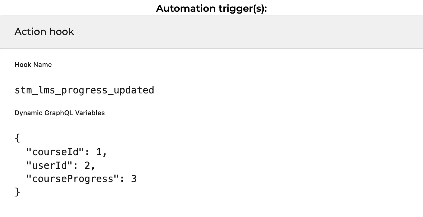 Automatiseringstrigger